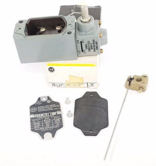 NIB ALLEN BRADLEY 802T-AL2W5 LIMIT SWITCH SER. D, 600VAC, 802TAL2W5