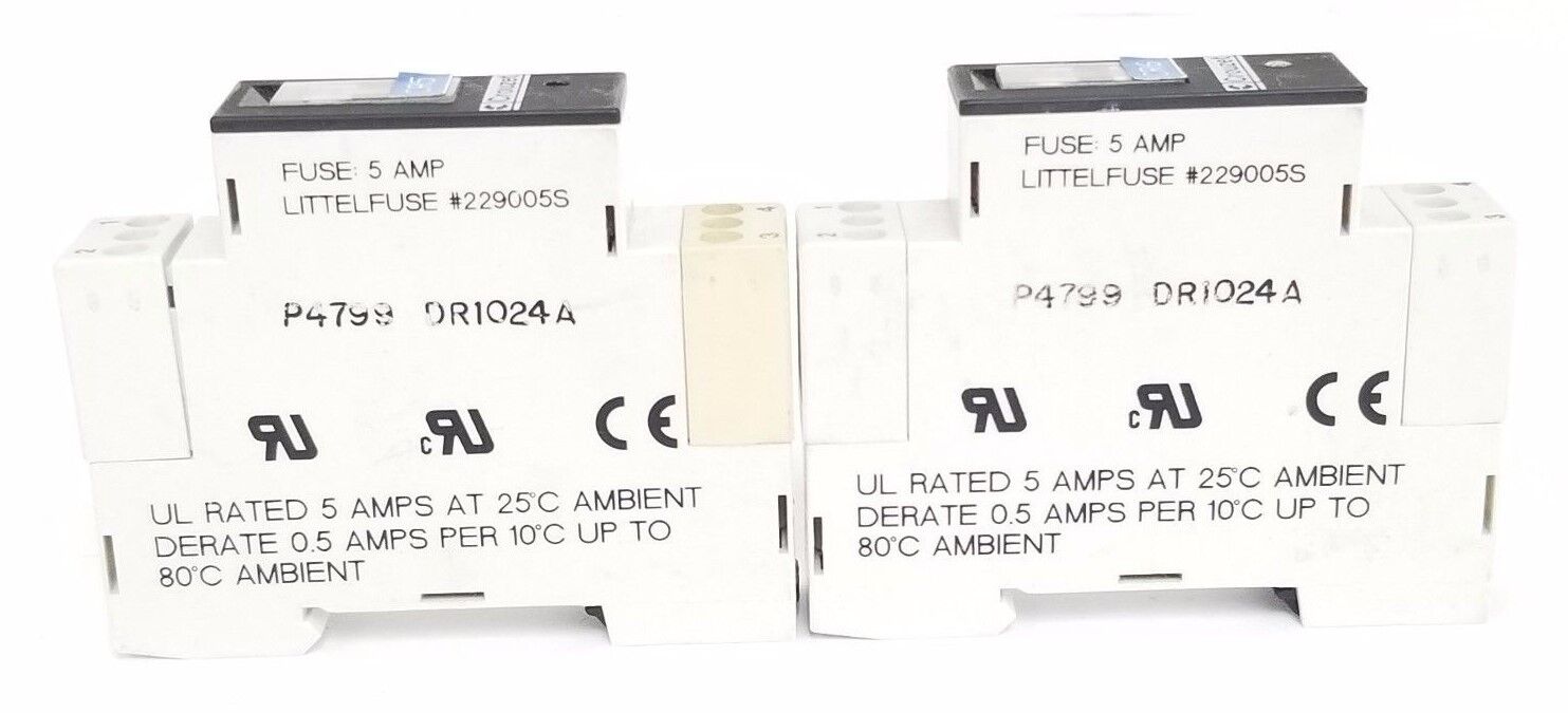 LOT OF 2 CROUZET GORDOS GMS-OAC RELAYS 12-280VAC, 5A, 50/60HZ, 84120105