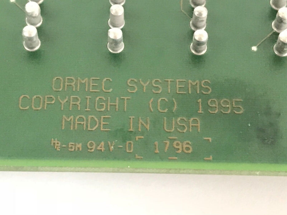 ORMEC SYSTEMS PC MODULE BOARD ORN: 017, REV: B, S/N: 31108-114