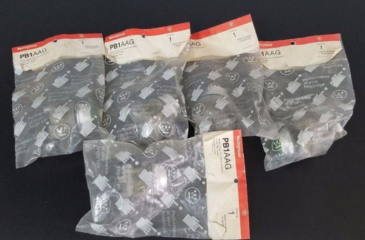 LOT OF 5 NEW WESTINGHOUSE PB1AAG FLUSH PUSHBUTTONS GREEN OPERATOR ONLY