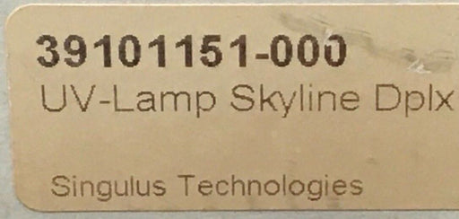 NIB SINGULUS 39101151-000 UV LAMP SKYLINE DPLX, BULB