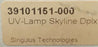 NIB SINGULUS 39101151-000 UV LAMP SKYLINE DPLX, BULB