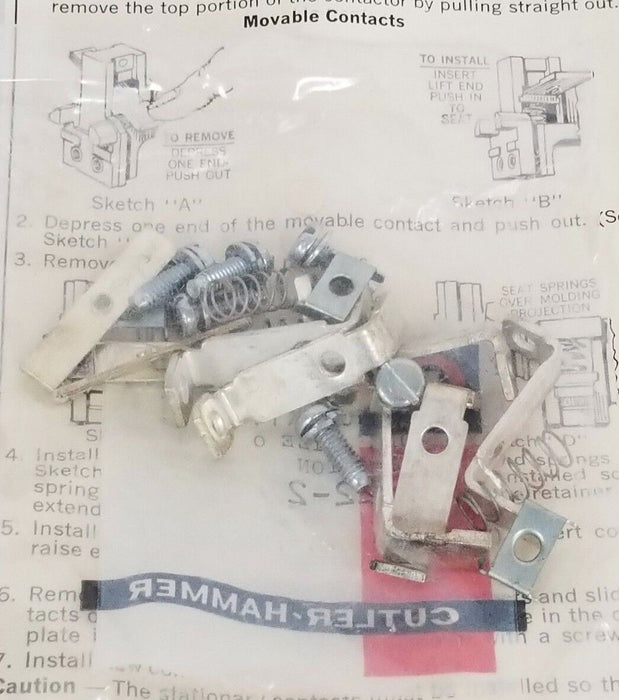 NIB EATON CUTLER-HAMMER 6-22-2 CONTACT KIT 3-POLE SIZE 0, 6222