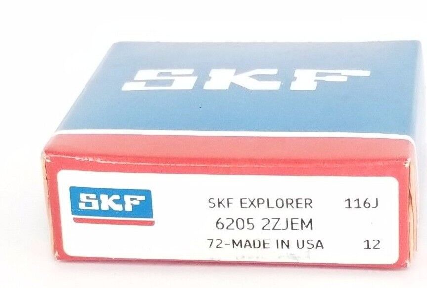NIB SKF EXPLORER 6205 2ZJEM SINGLE ROW BALL BEARING