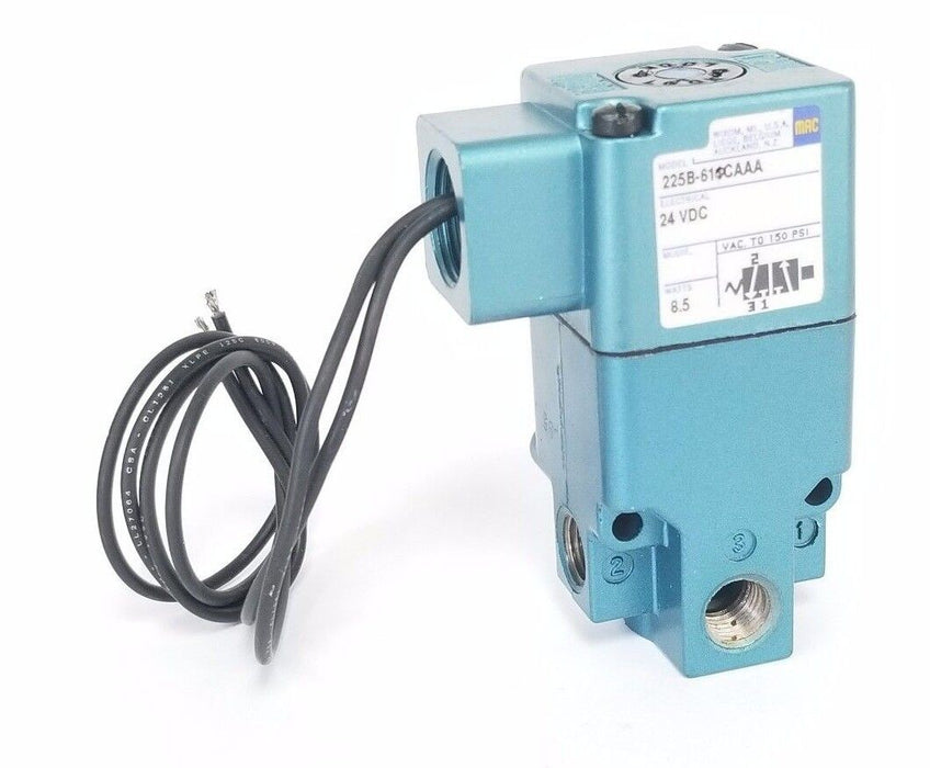 MAC VALVES 225B-611CAAA SOLENOID VALVE 24VDC, 8.5W