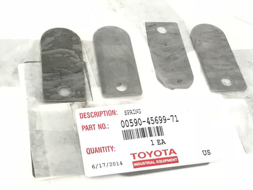 LOT OF 4  NEW FLAT SPRINGS PART NO: 00590-45699-71 FOR TOYOTA FORKLIFT