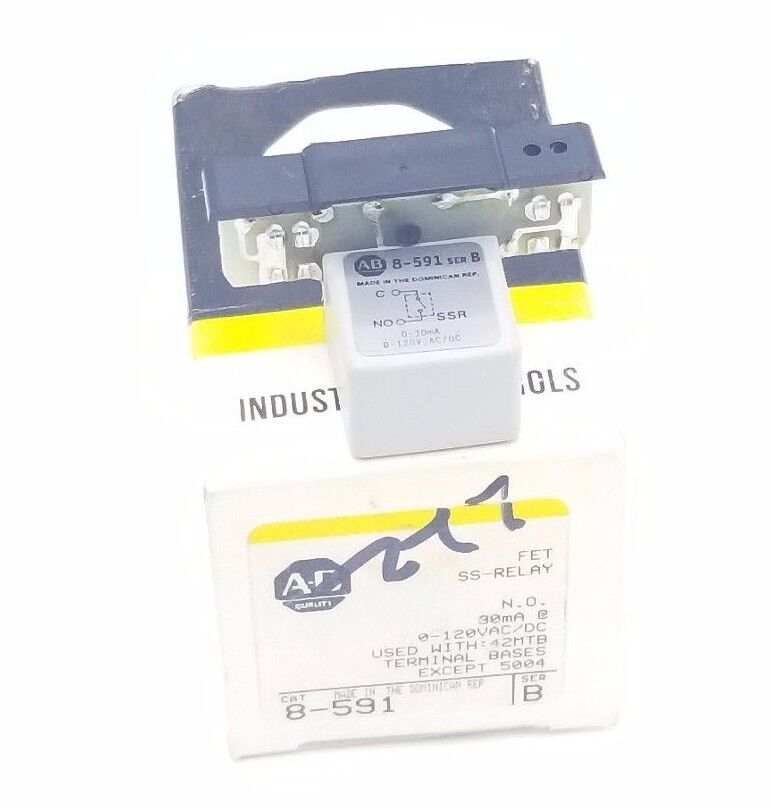 NIB ALLEN BRADLEY 8-591 FET SS-RELAY PLUG-IN MODULE SER. B, 8591