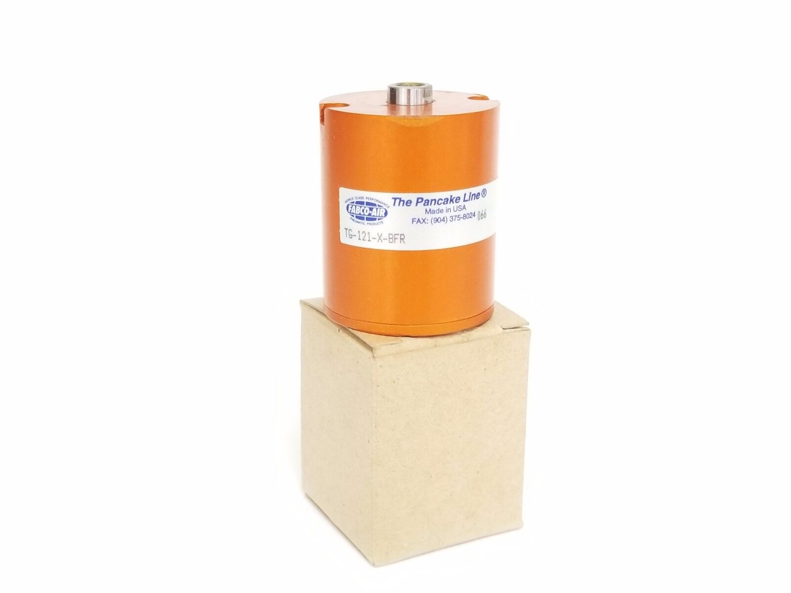 NIB FABCO AIR TG-121-X-BFR PANCAKE LINE AIR CYLINDER G/TG121XBFR
