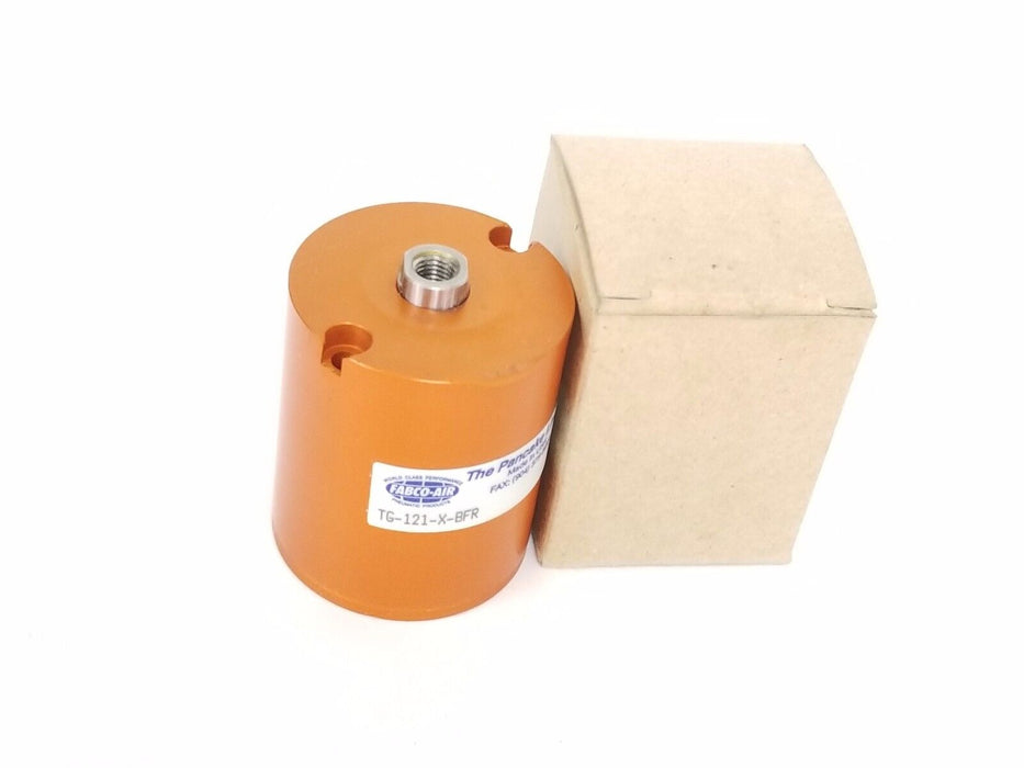 NIB FABCO AIR TG-121-X-BFR PANCAKE LINE AIR CYLINDER G/TG121XBFR