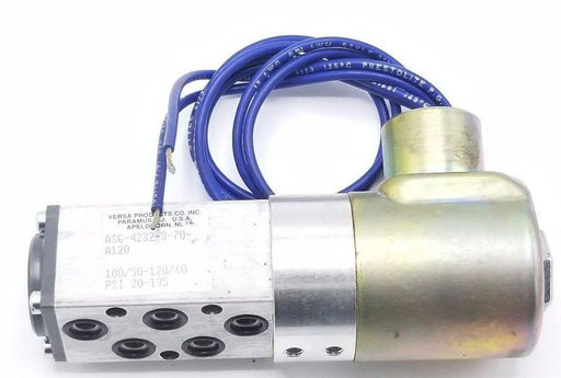 NEW VERSA ASG-4232-3-70-A120 SOLENOID VALVE 110-120V, 50-60HZ, 20-135PSI