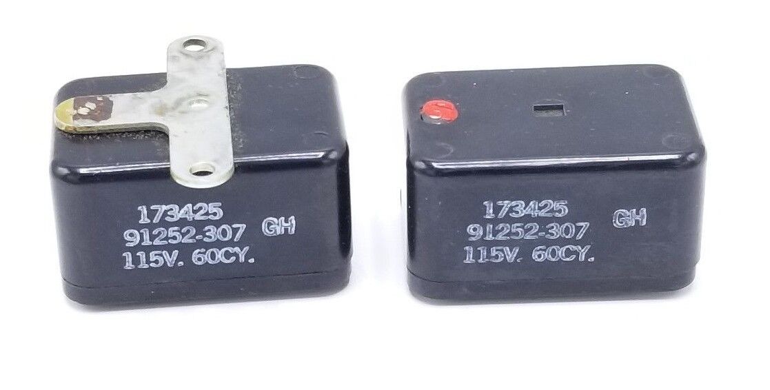 LOT OF 2 RBM 173425 RELAYS 115V, 60CY, 91252-307
