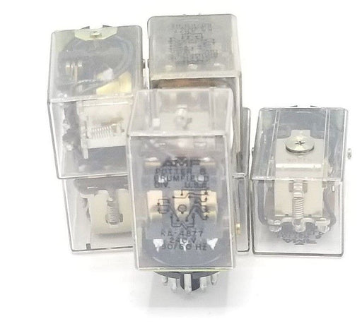 LOT OF 6 AMF POTTER & BRUMFIELD KA-4877 RELAYS 240V, 50/60HZ