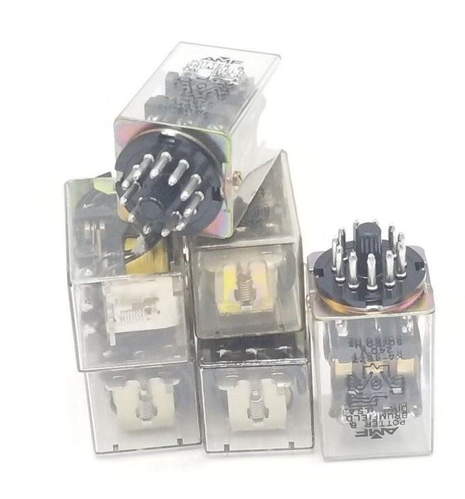 LOT OF 6 AMF POTTER & BRUMFIELD KA-4877 RELAYS 240V, 50/60HZ