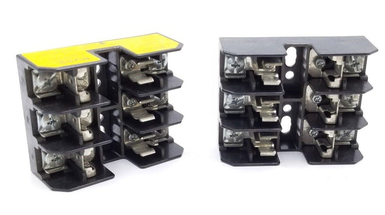 LOT OF 2 BUSS BC6033P FUSEHOLDERS, 30A, 250V, 3P