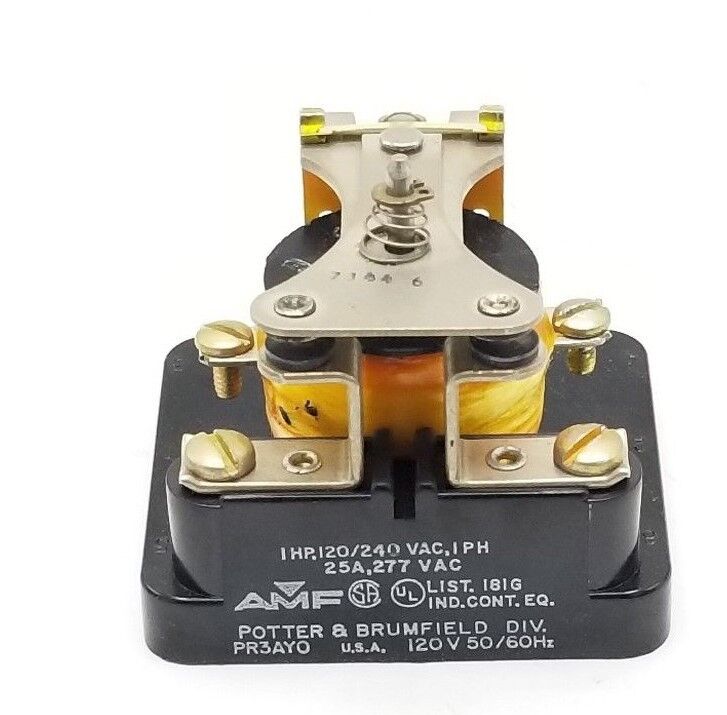 AMF POTTER & BRUMFIENDL PR3AY0 RELAY, 120V, 50/60HZ, PR3AY0-120