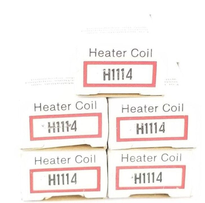 LOT OF 5 NIB EATON CUTLER-HAMMER H1114 HEATER ELEMENTS