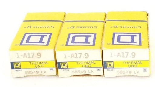 LOT OF 3 NIB SQUARE D A17.9 HEATER ELEMENTS A179