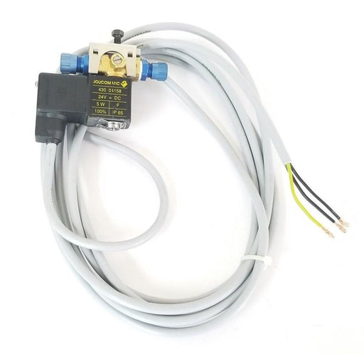 JOUCOMATIC 10700124-24V SOLENOID VALVE W/ MURRELEKTRONIK 3124428 PLUG/CABLE ASSY