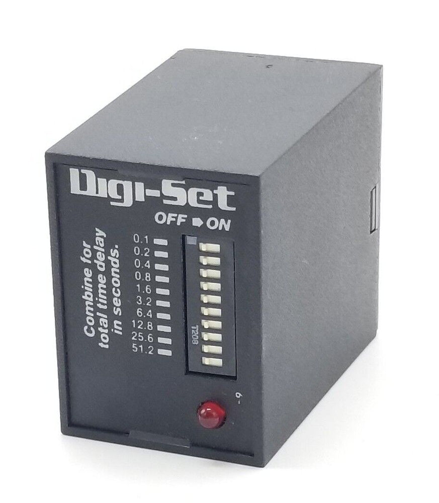 SSAC TDML120AL TIME DELAY RELAY DIGI-SET 8 PIN, 120 VAC, 2693B