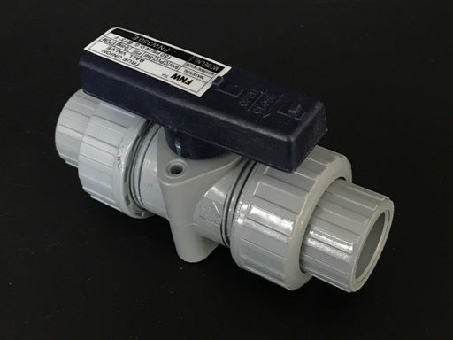 NIB FNW FNW350ED 1/2" CPVC TRUE UNION BALL VALVE 150PSI, FNW350E *MISSING PART*