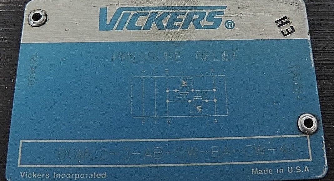 NEW VICKERS DGMC2-3-AB-CW-BA-CW-41 PRESSURE RELIEF VALVE 869628, H995