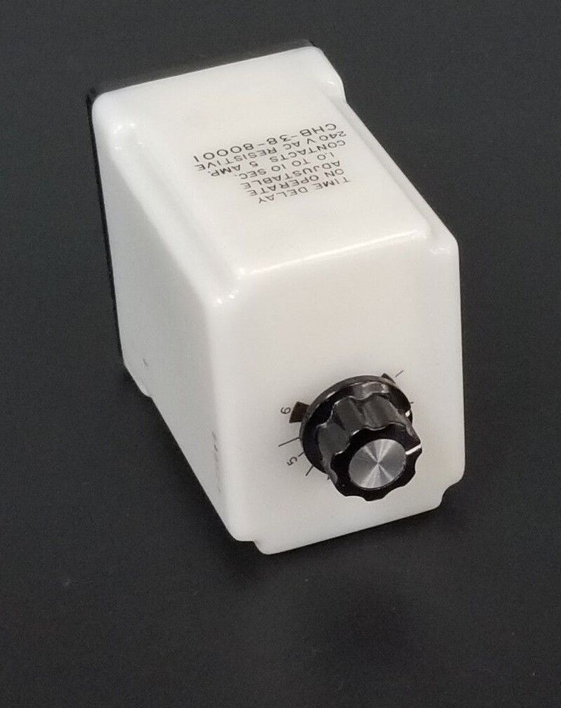 AMF POTTER & BRUMFIELD CHB-38-80001 TIME DELAY RELAY, 1.0-10SEC, CHB3880001