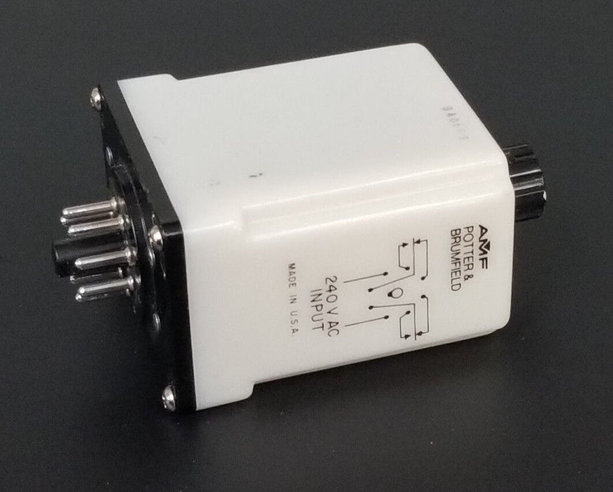 AMF POTTER & BRUMFIELD CHB-38-80001 TIME DELAY RELAY, 1.0-10SEC, CHB3880001