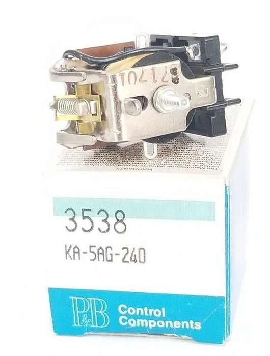 NIB POTTER & BRUMFIELD KA-5AG 240V RELAY 50/60HZ, KA5AG240