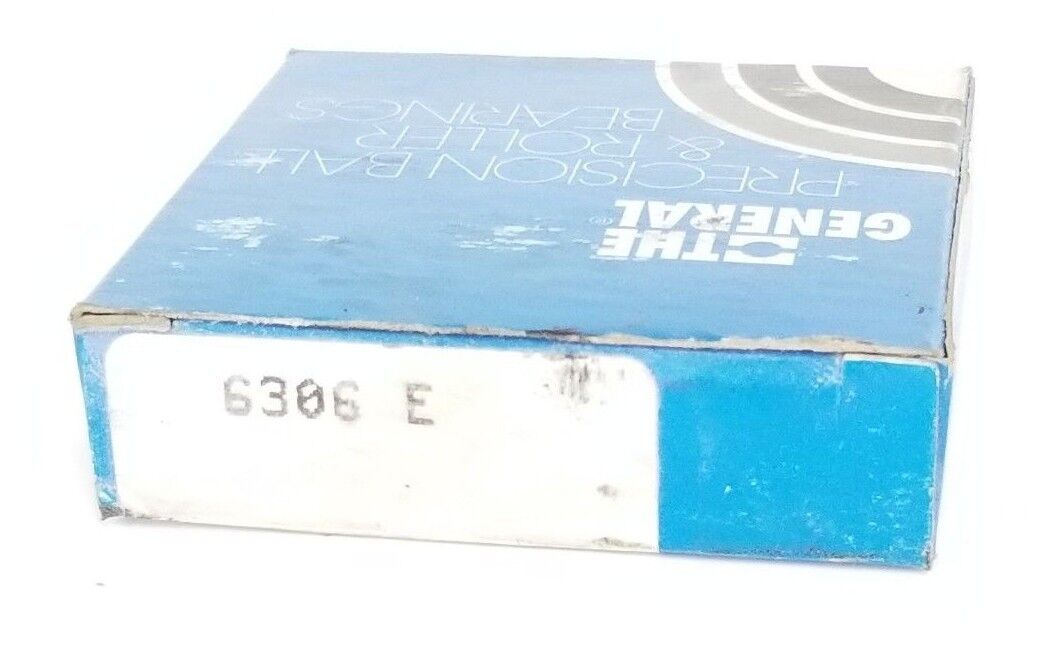 NIB THE GENERAL 6306-00-30E BALL BEARING 6306E, 63060030E