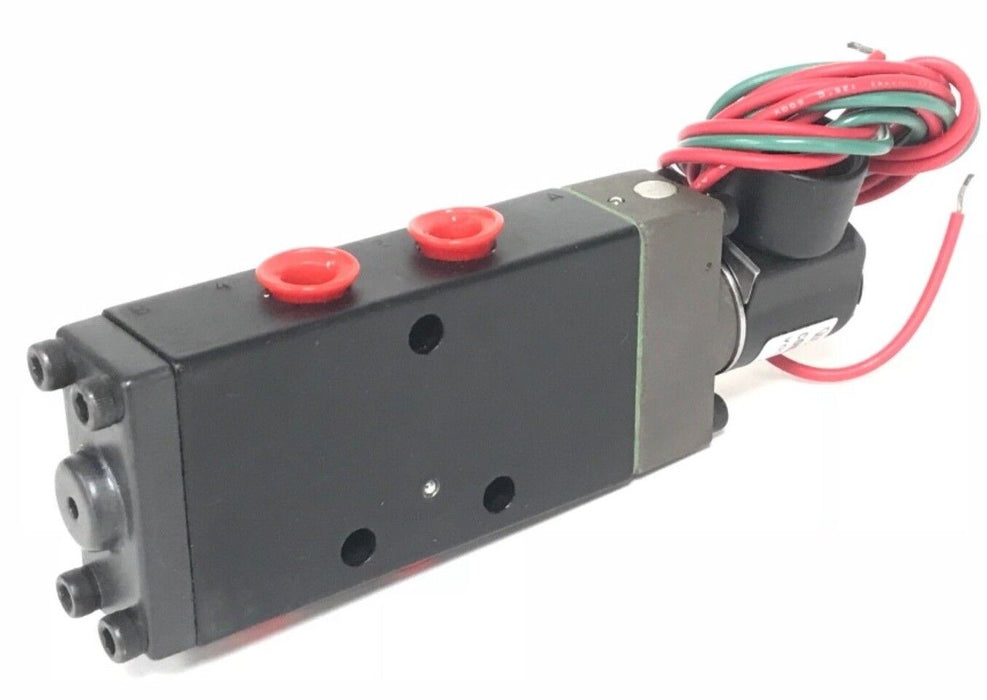 NIB OMNI 375-02-001-37 SOLENOID VALVE 1/4" NPT 24V DC COIL 7W, 30-150 PSI