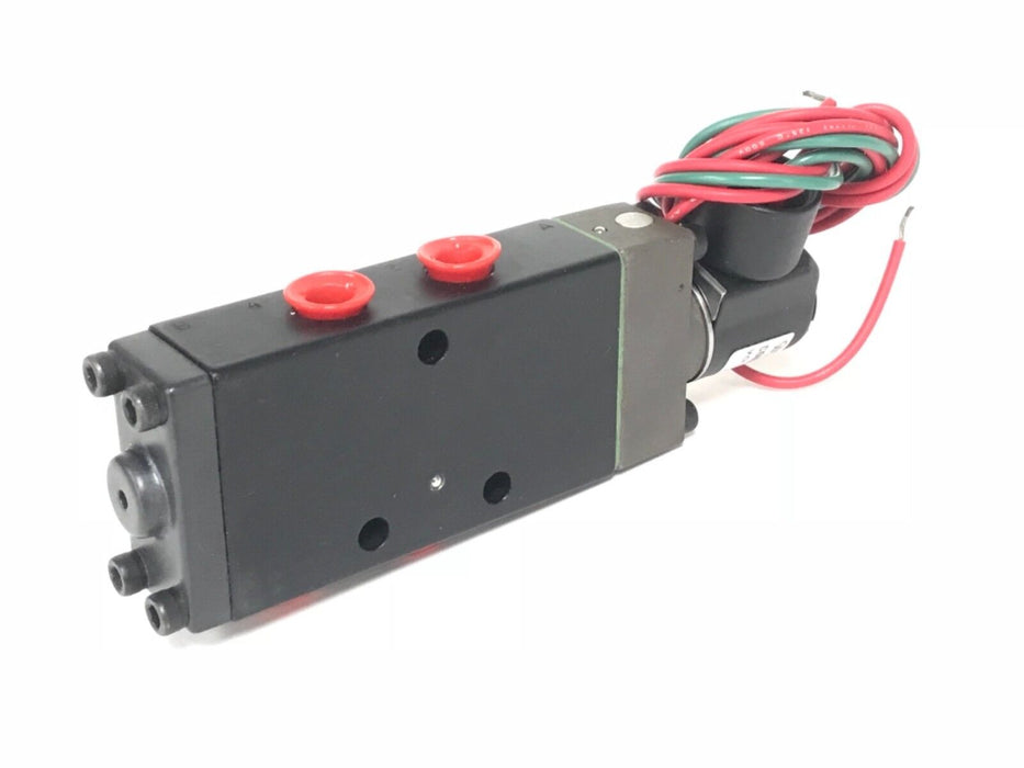 NEW OMNI 375-02-001-37 SOLENOID VALVE 1/4" NPT 24V DC COIL 7W, 30-150 PSI