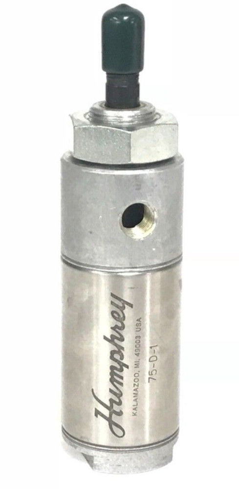 NEW HUMPHREY 75-D-1 AIR CYLINDER 1-3/4" BORE 1" STROKE STAINLESS STEEL