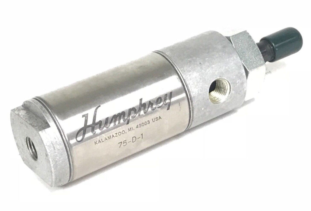 NEW HUMPHREY 75-D-1 AIR CYLINDER 1-3/4" BORE 1" STROKE STAINLESS STEEL