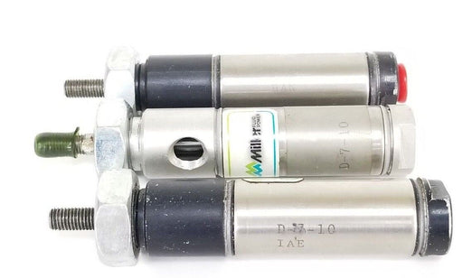 LOT OF 3 MILLER FLUID POWER D-7-10 CYLINDERS 1" STROKE