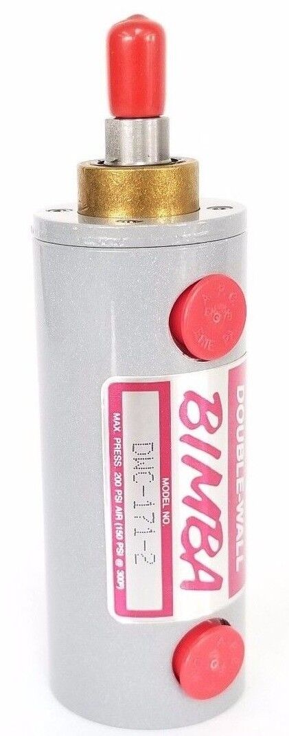 NEW BIMBA DWC-171-2 PNEUMATIC CYLINDER 1-1/2" BORE, 1" STROKE, 200 PSI