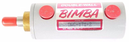 NEW BIMBA DWC-171-2 PNEUMATIC CYLINDER 1-1/2" BORE, 1" STROKE, 200 PSI