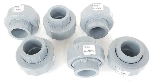 LOT OF 6 NEW FNW EPMD "O-RING" BALL VALVE CONNECTORS 1'' NSF-PW F1970 SCH80