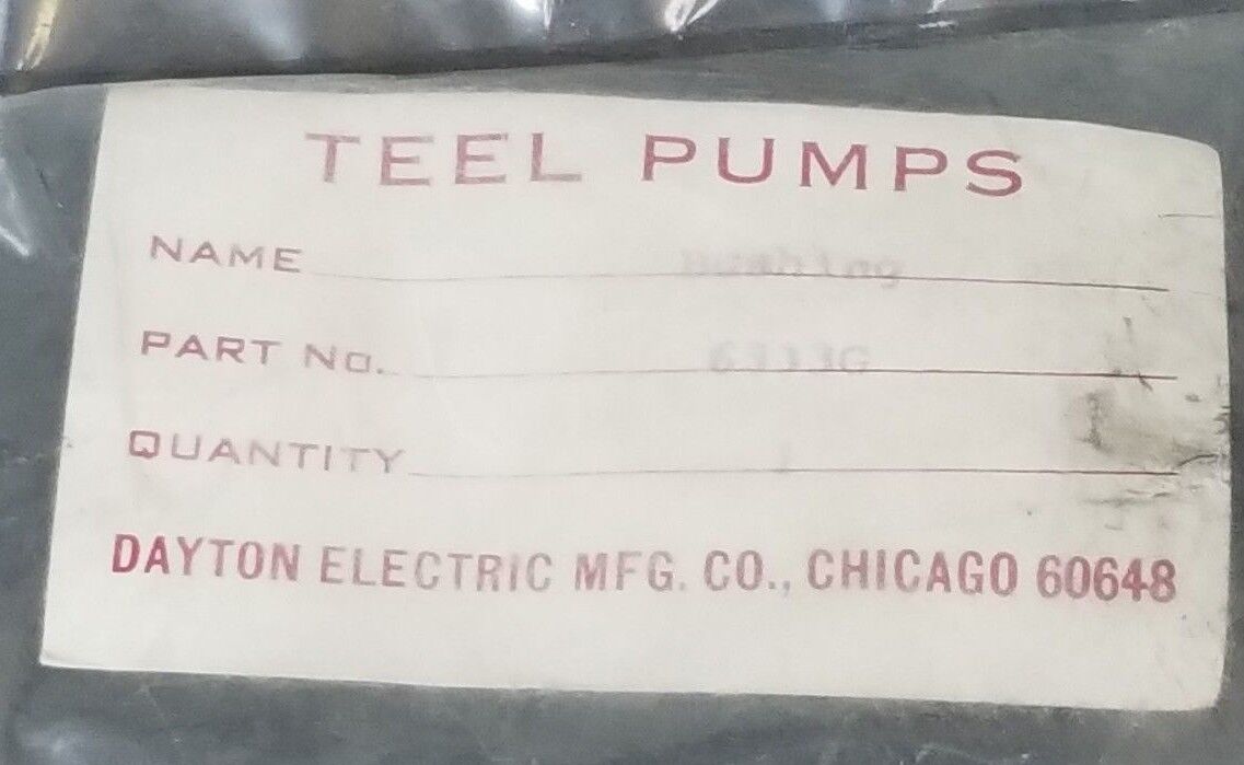 NEW TEEL PUMPS 6333G BUSHING