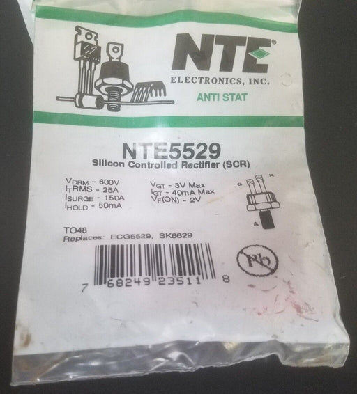 LOT OF 10 NEW NTE NTE5529 SILICON CONTROLLED RECTIFIERS (SCR)