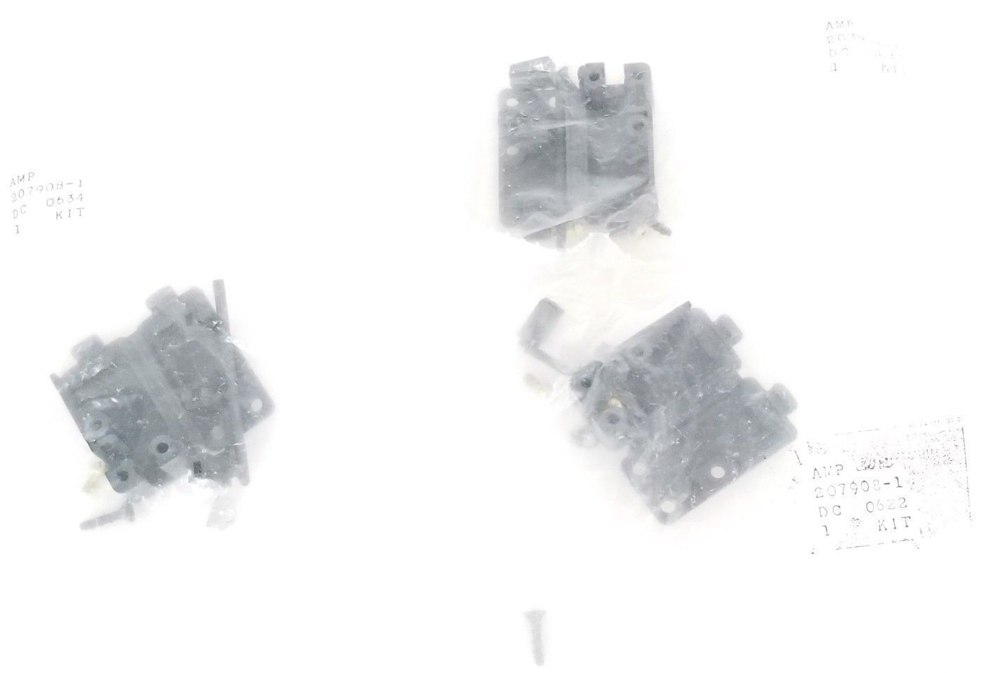 LOT OF 3 NEW AMP 207908-1 CABLE GLAND CLAMPS 2079081