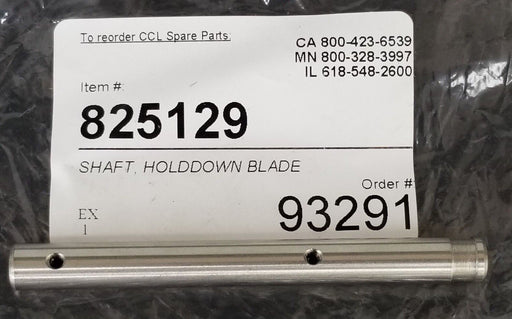 NEW CCL / GENERIC 825129 SHAFT HOLDDOWN BLADE