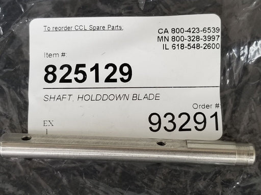NEW CCL / GENERIC 825129 SHAFT HOLDDOWN BLADE