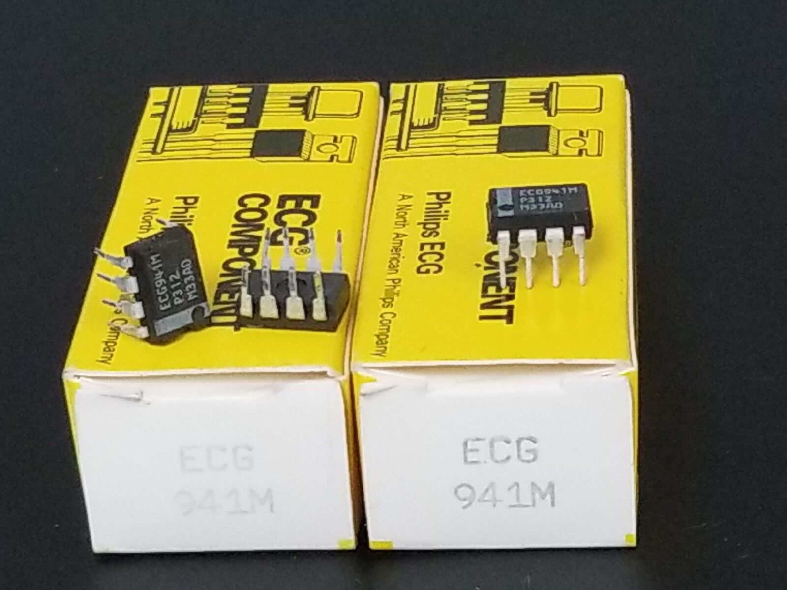 LOT OF 3 NIB PHILIPS ECG 941M FREQUENCY COMP. OPERATIONAL AMPLIFIER ECG941M