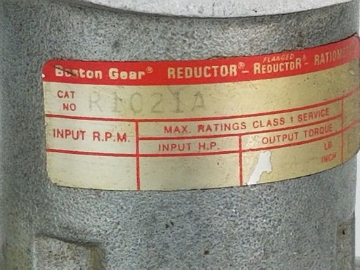 BOSTON GEAR R1021A GEAR REDUCER