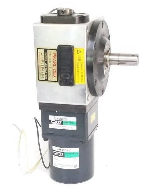 KAMO PD125M-10 DS INDEX ACTUATOR W/ 4GN25K GEARHEAD & 4RK25GN-C REVERSIBLE MOTOR