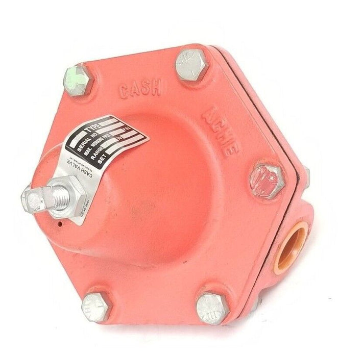 NEW CASH ACME 3/4" TYPE BBC PRESSURE REGULATING VALVE 200PSI MAX, 40PSI SET
