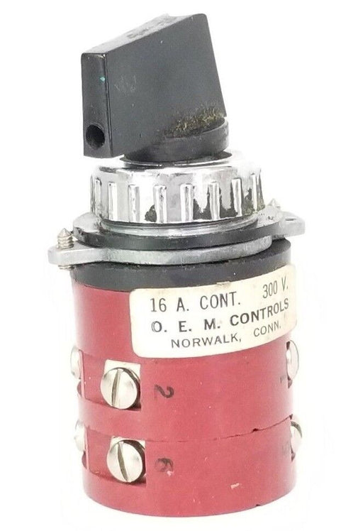 OEM CONTROLS VN102T656 SELECTOR SWITCH 16A, 300V