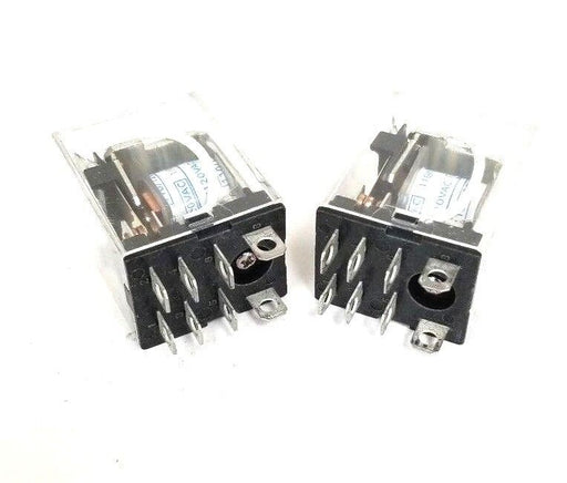 LOT OF 2 OMRON LY2 RELAYS 110/120VAC