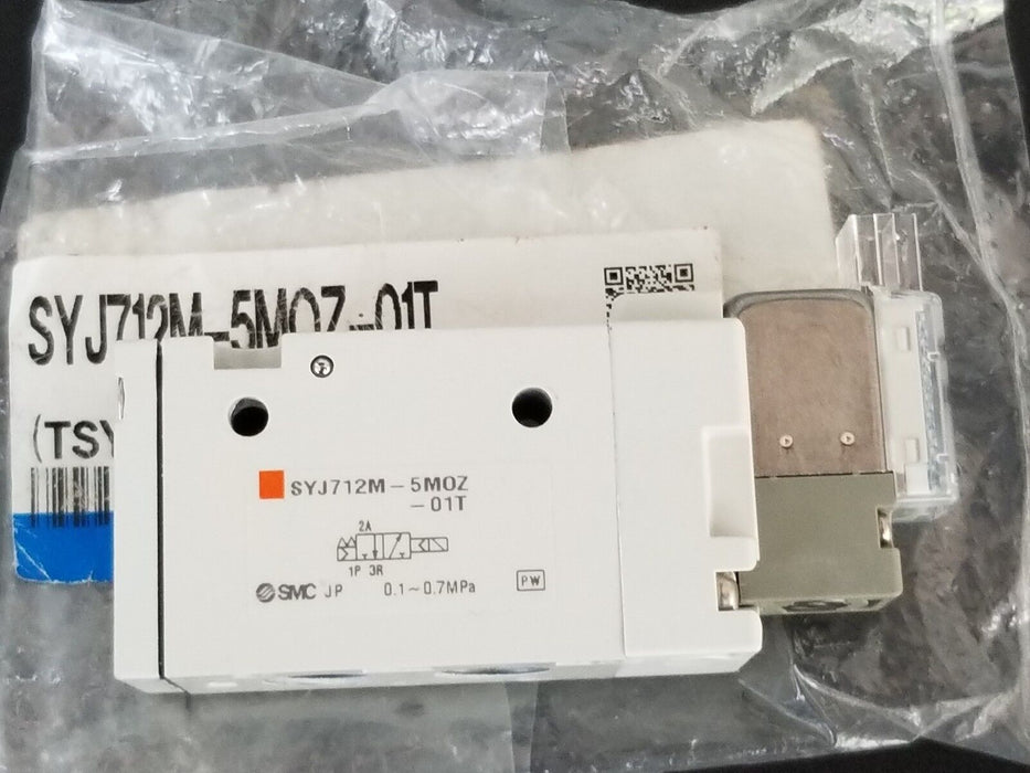 NEW SMC SYJ712M-5MOZ-01T SOLENOID VALVE TSYJOD31 SYJ712M5MOZ01T