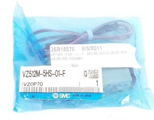 NEW SMC VZ512M-5HS-01-F SOLENOID VALVE, 24VDC, VZ0P70, VZ512M5HS01F